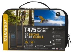 Motorola Solutions TALKABOUT T475 Two-Way Radio 2 Pack