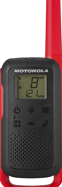 Motorola® TalkAbout® 2-Way Radios, T210, Black/Red, Pack Of 2 Radios
