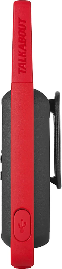 Motorola® TalkAbout® 2-Way Radios, T210, Black/Red, Pack Of 2 Radios
