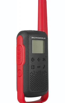 Motorola® TalkAbout® 2-Way Radios, T210, Black/Red, Pack Of 2 Radios