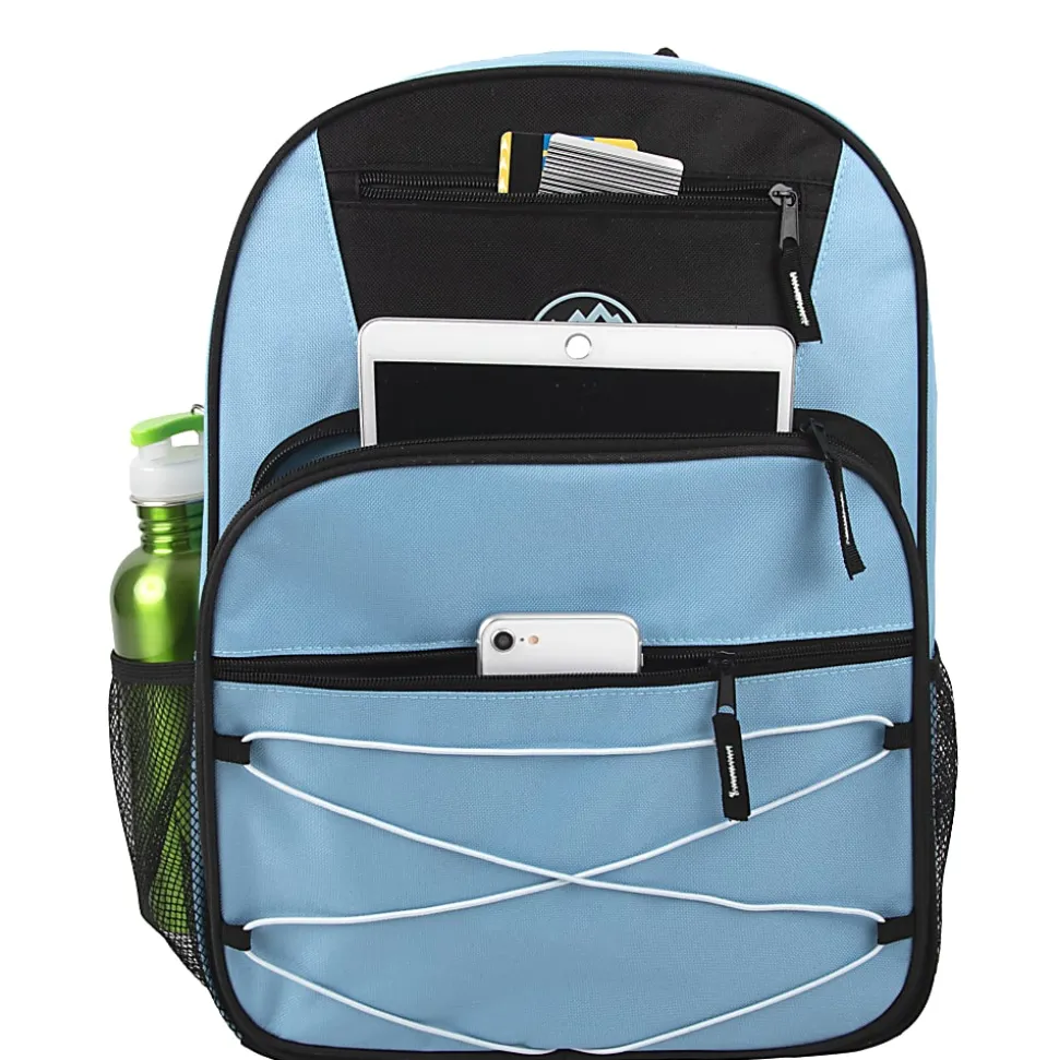 Mountain Edge Bungee Backpack, Blue