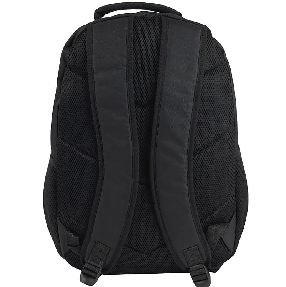 Mountain Edge Double Section Skate Strap Backpack, Black