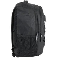 Mountain Edge Double Section Skate Strap Backpack, Black