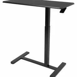 Mount-It! Adjustable-Height Overbed Standing Desk, Black