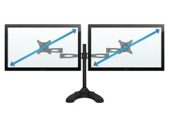 Mount-It! Dual Monitor Desk Stand for 13