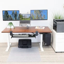 Mount-It! Dual-Motor Electric Standing Desk With Adjustable Height And 55