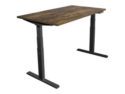 Mount-It! Dual-Motor Electric Standing Desk With Adjustable Height And 55"W Tabletop, Oak