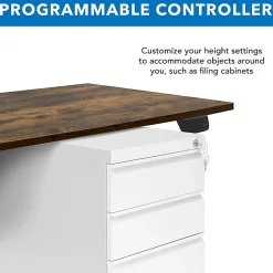Mount-It! Dual-Motor Electric Standing Desk With Adjustable Height And 55