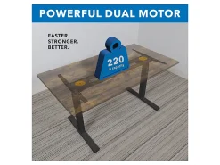 Mount-It! Dual-Motor Electric Standing Desk With Adjustable Height And 55