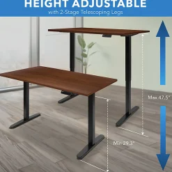 Mount-It! Electric Standing Desk With Adjustable Height And 55