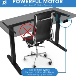 Mount-It! Electric Standing Desk With Adjustable Height And 55