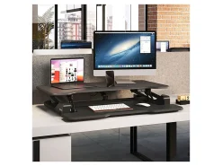 Mount-It! Electric Standing Desk Converter With Adjustable Height And 38