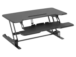 Mount-It! Electric Standing Desk Converter With Adjustable Height And 38