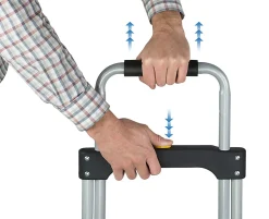 Mount-It! Folding Hand Truck And Dolly, 264 Lb Capacity