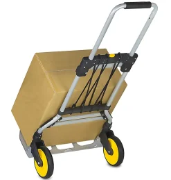 Mount-It! Folding Hand Truck And Dolly, 264 Lb Capacity