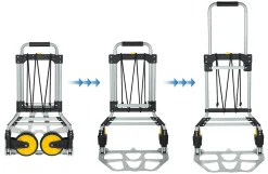 Mount-It! Folding Hand Truck And Dolly, 264 Lb Capacity