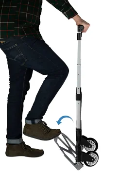 Mount-It! Folding Hand Truck And Dolly, 165 Lb Capacity