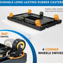 Mount-It! Folding Hand Truck Dolly, 36