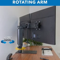Mount-It! Freestanding Dual Monitor Arm For 17