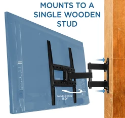 Mount-It! Full Motion Corner TV Wall Mount, For Screens Up to 55
