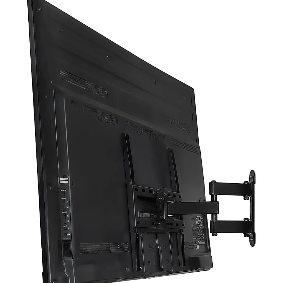 Mount-It! Full Motion Corner TV Wall Mount, For Screens Up to 55", Black
