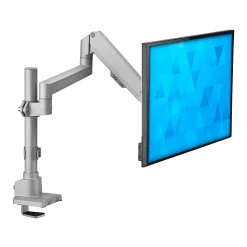 Mount-It! Full Motion Single Monitor Desk Mount, Silver