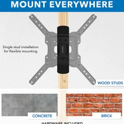 Mount-It! Full Motion TV Wall Mount For Screen Sizes 32
