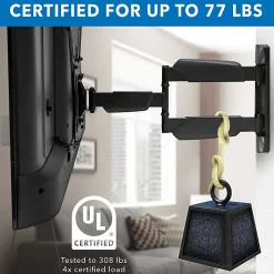 Mount-It! Full Motion TV Wall Mount For Screen Sizes 32