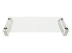 Mount-It! Glass Computer Monitor Riser, 3-1/4