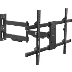 Mount-It! Heavy Duty Full Motion TV Wall Mount For Screen Sizes 37” To 80”, 2-3/4”H x 11-1/2”W x 28-1/2”D, Black