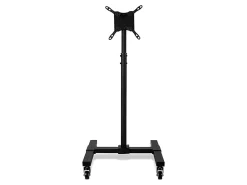 Mount-It! Height-Adjustable Mobile TV Stand For 13” - 42” Screens, Black