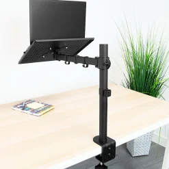Mount-It! Laptop Notebook Desk Stand Mount, Black, MI-4352LT