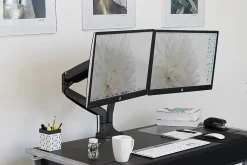 Mount-It! MI-1772B Dual-Monitor Arm Mount, 18
