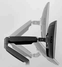 Mount-It! MI-1772B Dual-Monitor Arm Mount, 18