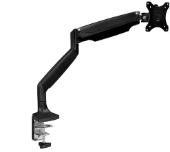 Mount-It! MI-1771B Single Monitor Desk Arm Mount, 19"H x 12"W x 4"D, Black