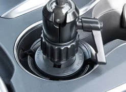 Mount-It! MI-7321 Carbon Fiber Cup Holder Tablet Mount, Black