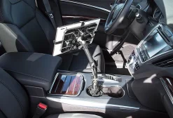 Mount-It! MI-7321 Carbon Fiber Cup Holder Tablet Mount, Black