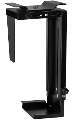 Mount-It! MI-7150 CPU Under Desk Mount Bracket, 3.5" to 8" W, Black