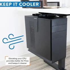 Mount-It! MI-7150 CPU Under Desk Mount Bracket, 3.5