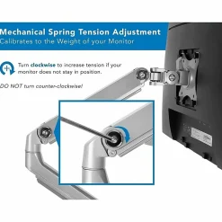 Mount-It! MI-2762 Dual-Monitor Arm Mount With USB Port, 16