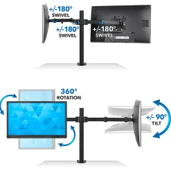 Mount-It! MI-2752 Dual Monitor Mount for 17
