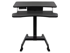 Mount-It! MI-7982 Electric Height-Adjustable Standing Mobile Workstation, 31