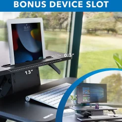 Mount-It! MI-7957 Height-Adjustable Standing Desk Riser, 5