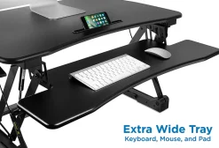 Mount-It! MI-7955 Height-Adjustable Standing Desk Riser, 6