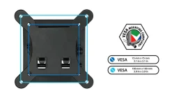 Mount-It! MI-6524 Low-Profile Tilting TV Wall Mount, Black
