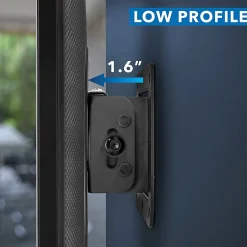 Mount-It! MI-6524 Low-Profile Tilting TV Wall Mount, Black