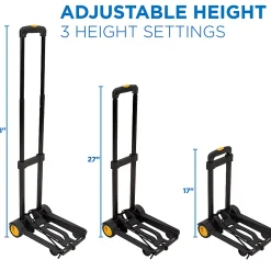 Mount-It! MI-912 Luggage Folding Cart And Dolly, 17