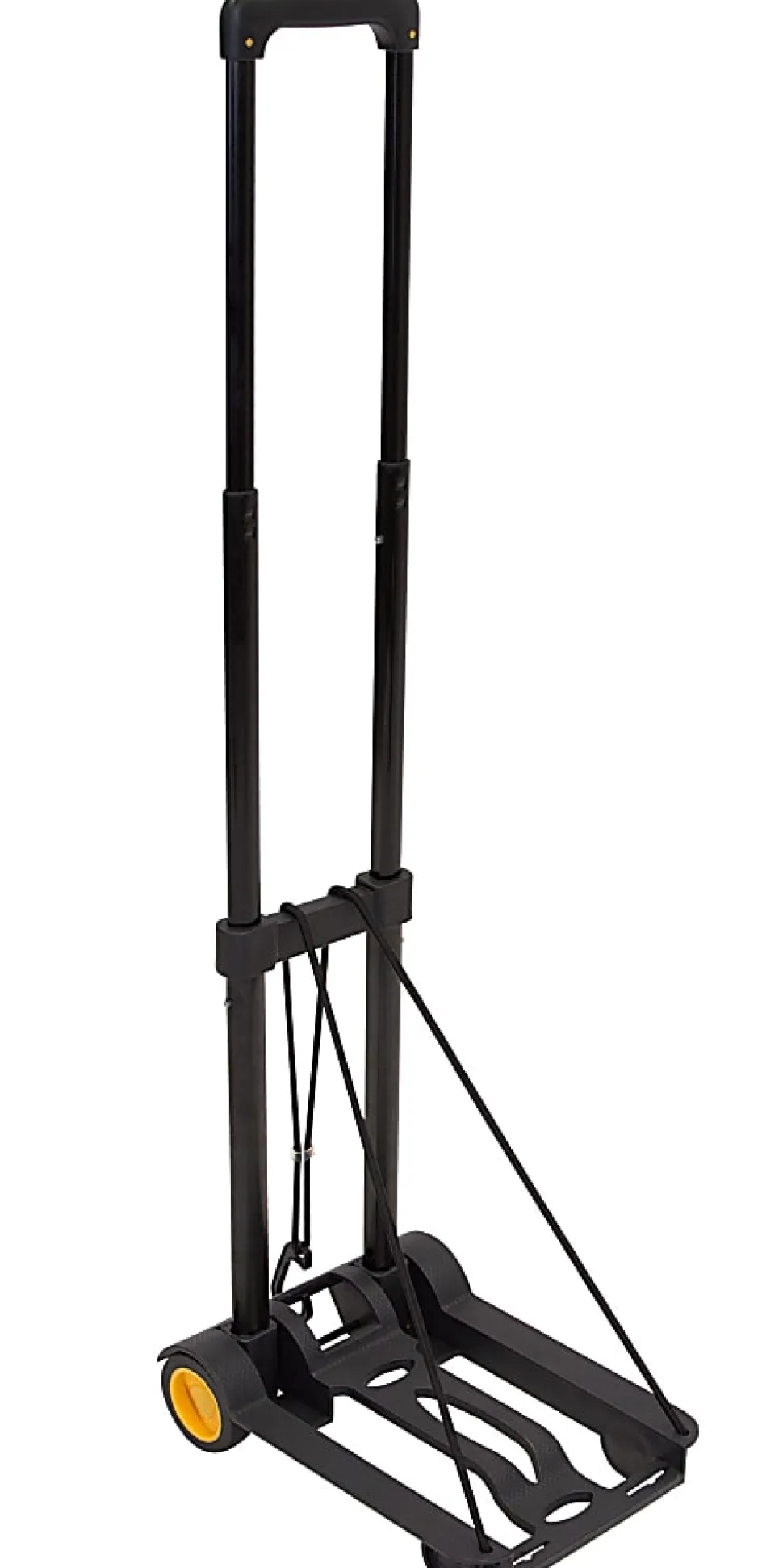Mount-It! MI-912 Luggage Folding Cart And Dolly, 17"H x 3"W x 9"D, Black