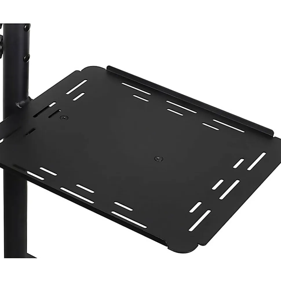 Mount-It! MI-7943 Mobile Projector Standing Desk, 33-1/2”H x 15-1/2”W x 4-1/2”D, Black
