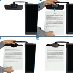Mount-It! MI-9005 Monitor Document Clip, Black